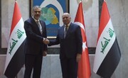 وەزیری دەرەوەی عێراق لە بەغدا پێشوازیی لە هاوتا تورکەکەی کرد