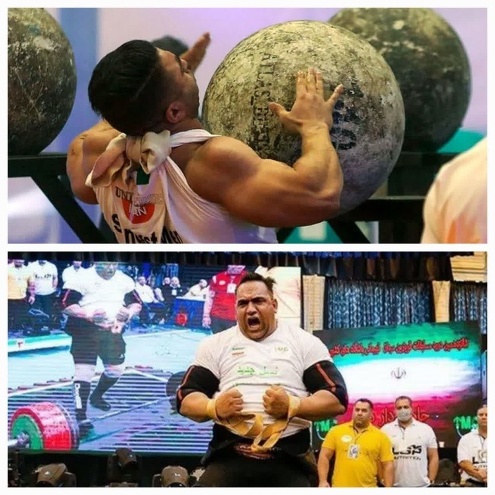 پاڵەوانێکی ئیلامی بەشداری لە کێبەرکێی پیاوە ئاسنینەکانی نەورۆزی 1403 دەکات